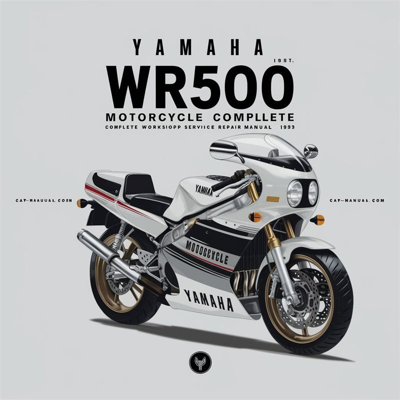 1993 Yamaha WR Models WR500 Motorcycle Service Repair Workshop Manual PDF