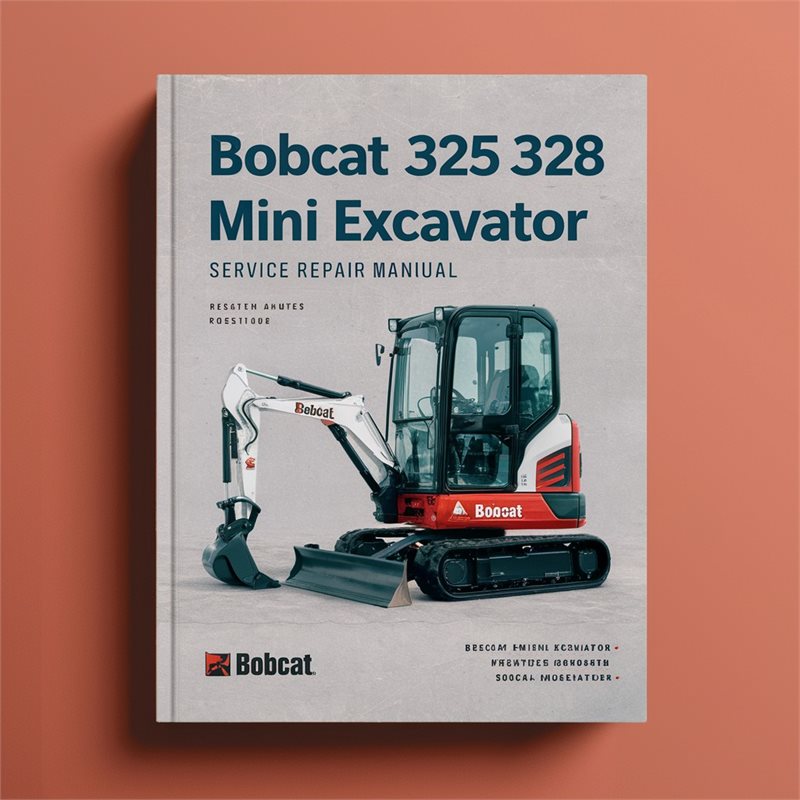 Bobcat 325 328 Mini Excavator Service Repair Manual PDF