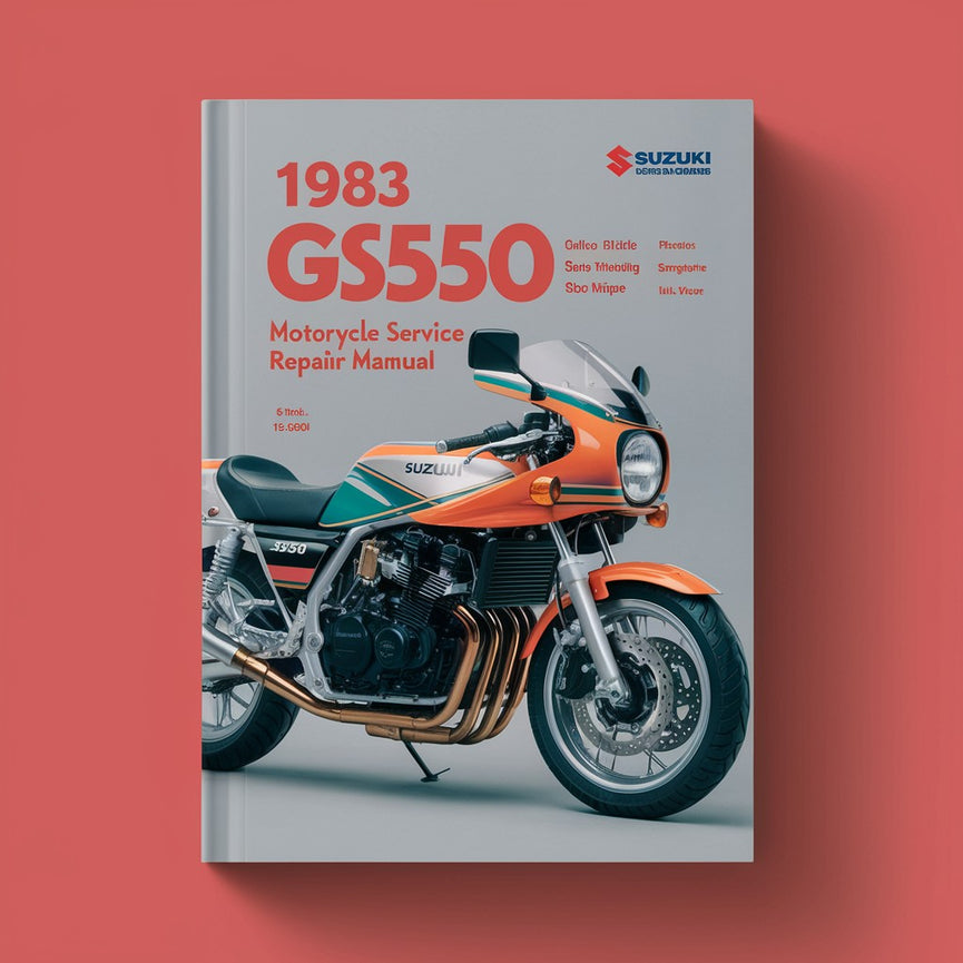 1983 Suzuki GS550 Motorrad Service-Reparaturhandbuch