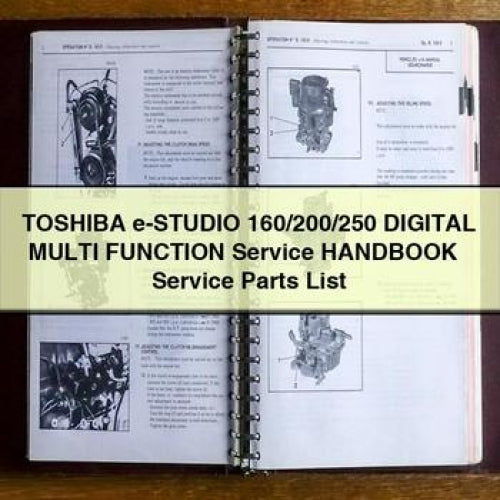 Toshiba E-studio 160/200/250 Digital Multi Function Parts Catalog PDF