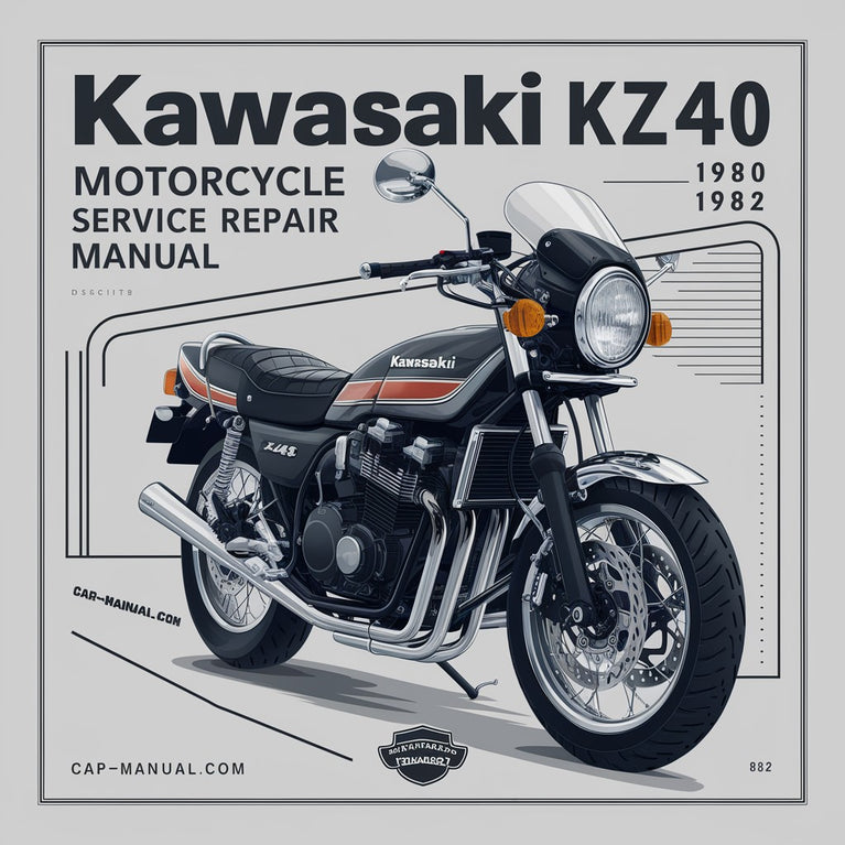 Kawasaki KZ440 Motorrad Service-Reparaturhandbuch 1980-1982