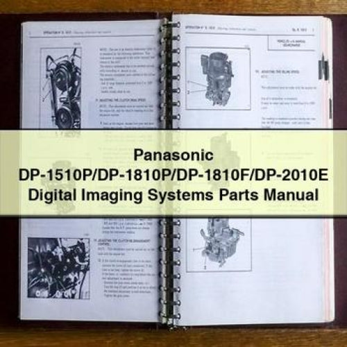 Panasonic Dp-1510p/dp-1810p/dp-1810f/dp-2010e Digital Imaging Systems Parts Catalog PDF