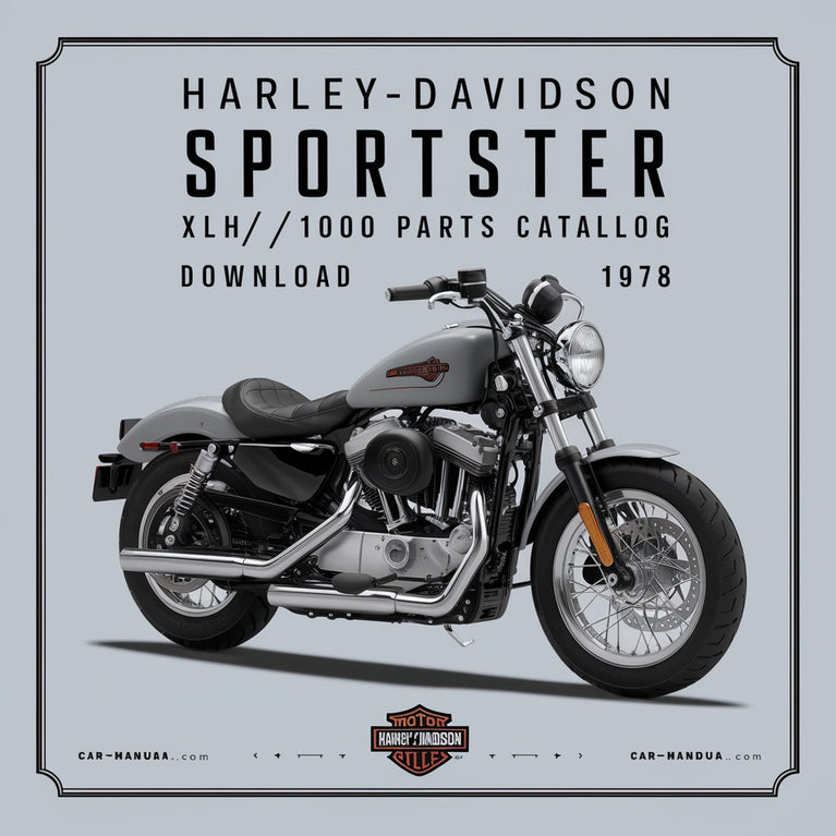 Harley-Davidson Sportster XLH/XLCH-1000 Parts Catalog 1954-1978