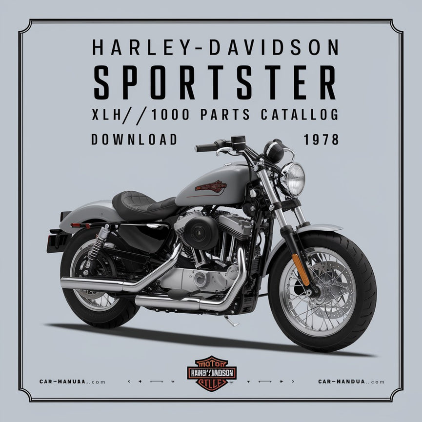 Harley-Davidson Sportster XLH/XLCH-1000 Ersatzteilkatalog 1954-1978