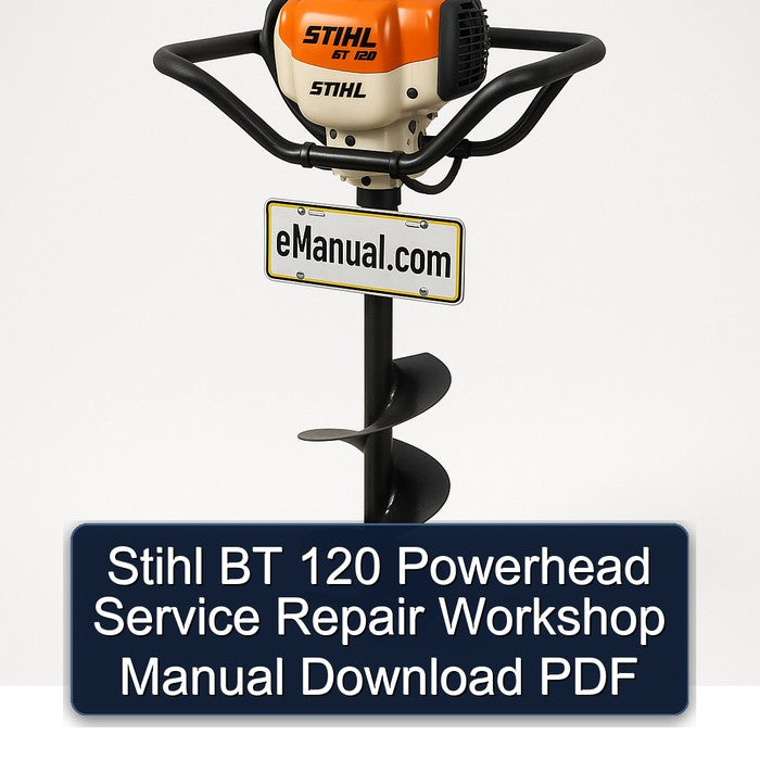 Stihl BT 120 Powerhead Service Repair Workshop Manual PDF