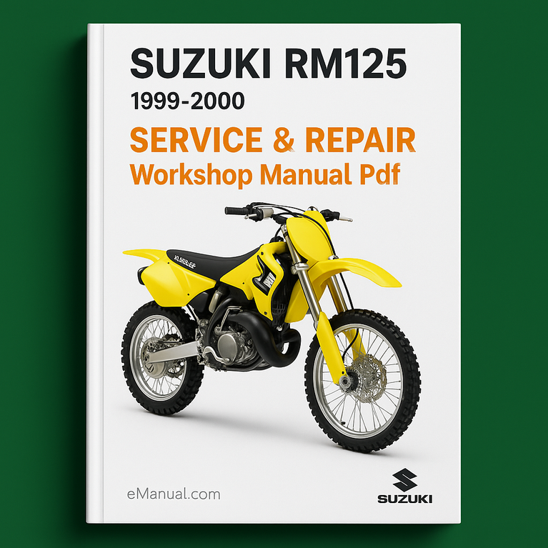 Manual de taller y reparación de motocicletas Suzuki RM125 1999-2000