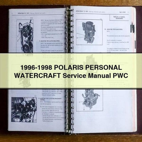 1996-1998 Polaris Personal Watercraft PWC Service Repair Workshop Manual PDF