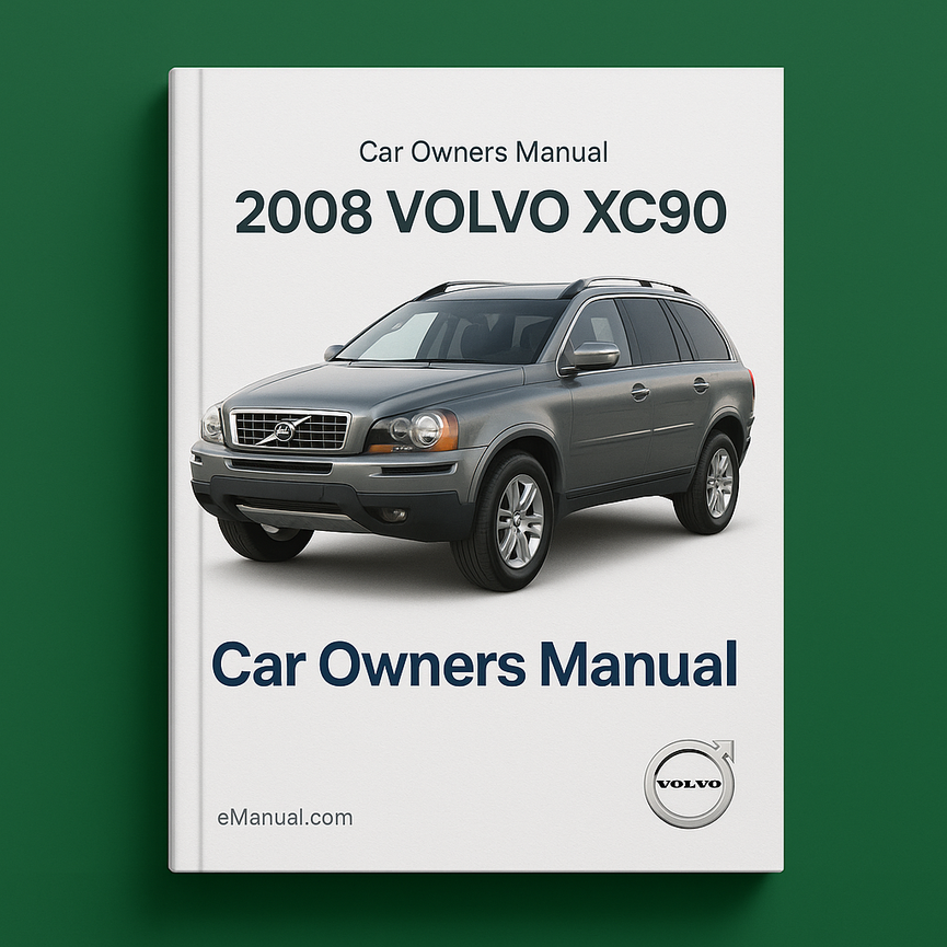 08 Volvo XC90 2008 Owners Manual