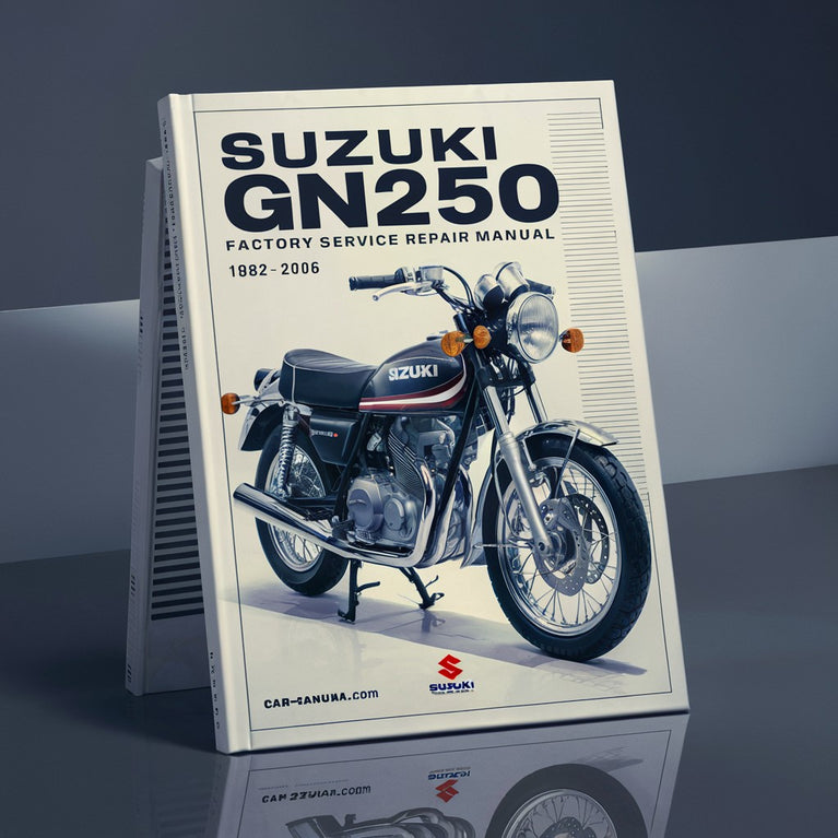 Manual de reparación y servicio de fábrica de Suzuki GN250 1982-2006