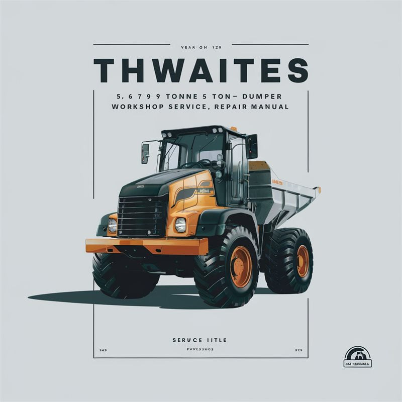 Thwaites 5 6 7 8 9 Tonne Ton Dumper Service Repair Workshop Manual PDF
