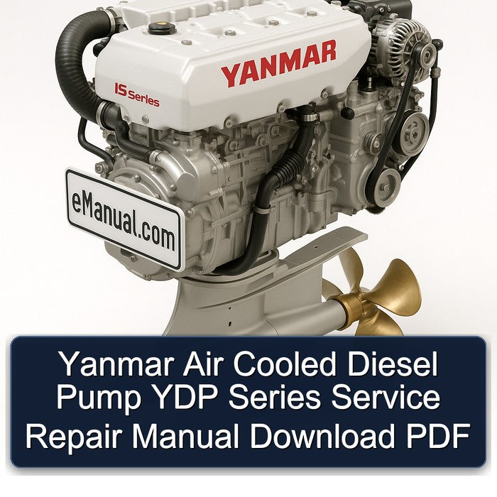Yanmar Air Cooled Diesel Pump YDP Series Service Repair Workshop Manual PDF