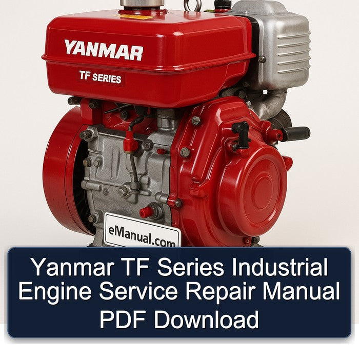 Yanmar TF Series Industrial Engine Service Repair Workshop Manual PDF