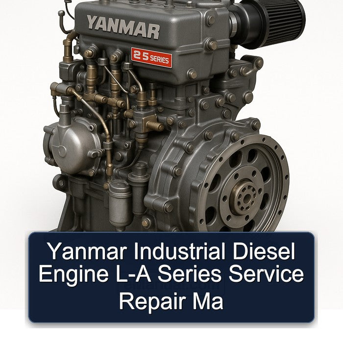 Cummins A Series Yanmar Industrial Diesel Engine L- Ma Service Repair Workshop Manual PDF