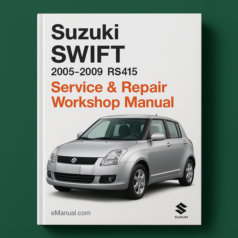 Manual de taller y reparación de Suzuki SWIFT 2005-2009 RS415