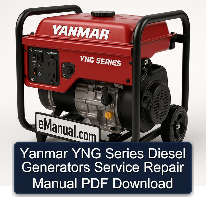 Yanmar YNG Series Diesel Generators Service Repair Workshop Manual PDF