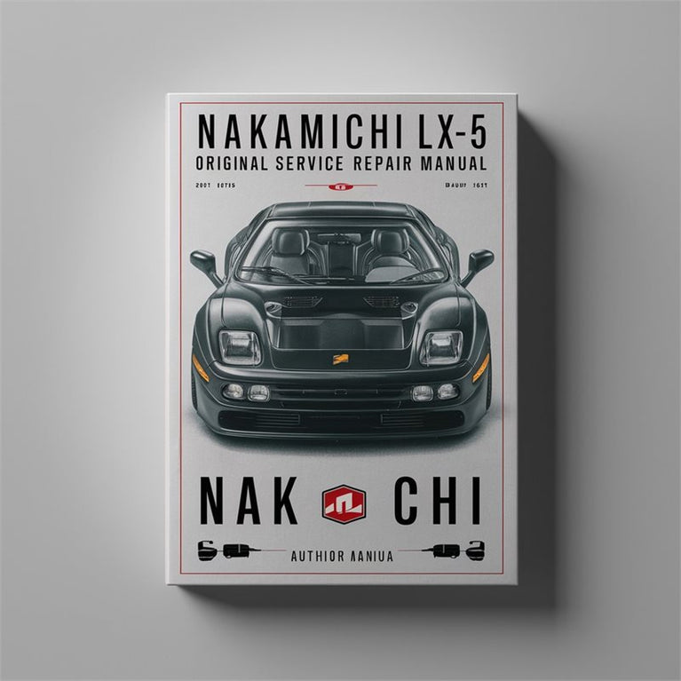 Nakamichi LX-5 Original Service Repair Workshop Manual PDF