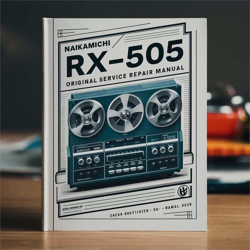 Nakamichi RX-505 Original Service Repair Workshop Manual PDF