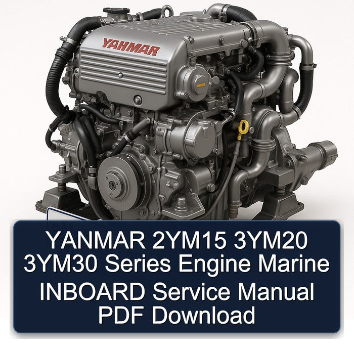Yanmar 2ym15 3ym20 3ym30 Series Engine Marine Inboard Service Repair Workshop Manual PDF