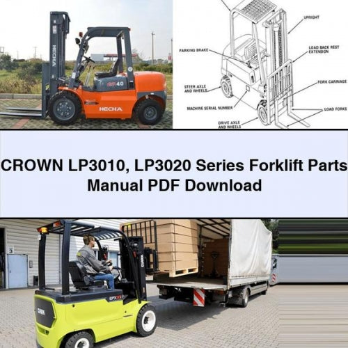 CROWN LP3010 LP3020 Series Forklift Parts Manual