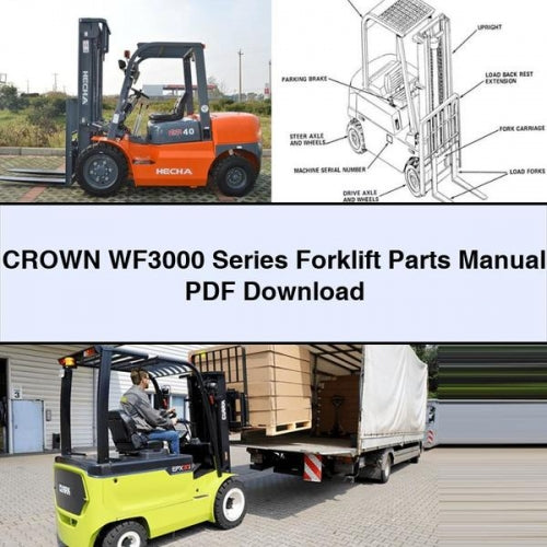 CROWN WF3000 Series Forklift Parts Manual