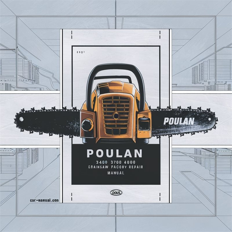 Poulan 3400 3700 4000 Chainsaw Service Repair Workshop Manual PDF
