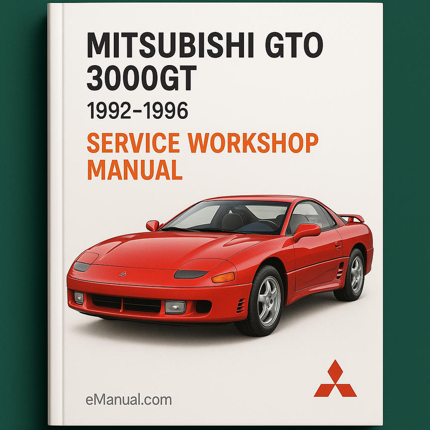 Mitsubishi GTO 3000GT 1992-1996 Service Workshop Manual