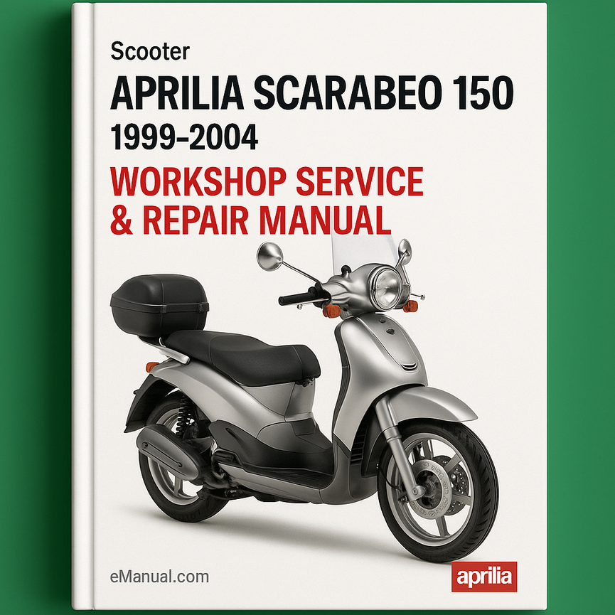 Aprilia Scarabeo 150 1999-2004 Workshop Service Repair Manual