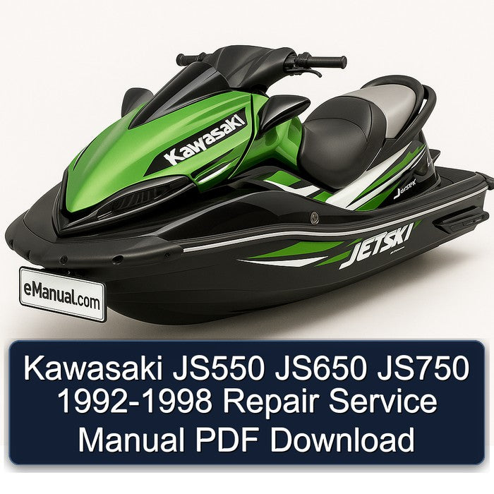 1992-1998 Kawasaki JS550 JS650 JS750 Service Repair Workshop Manual PDF