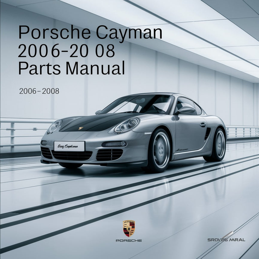 PORSCHE CAYMAN 2006-2008 Ersatzteilhandbuch