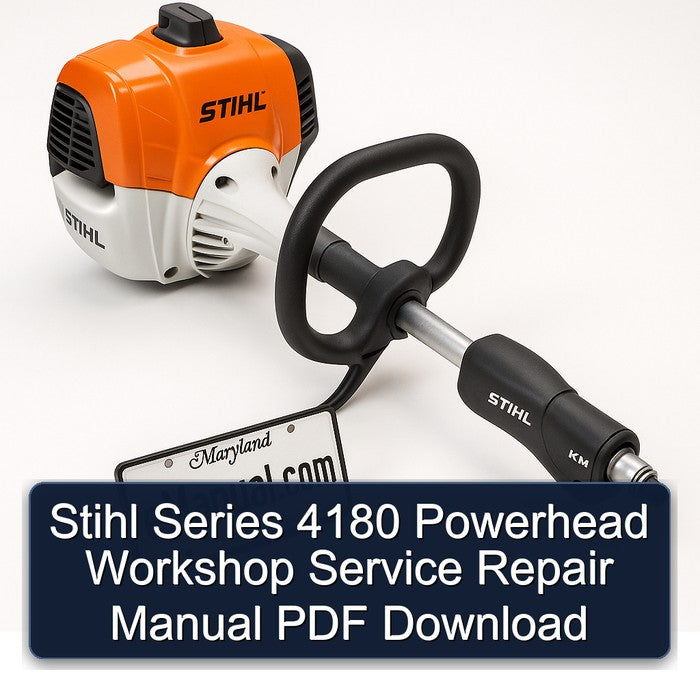 Stihl Series 4180 Powerhead Service Repair Workshop Manual PDF