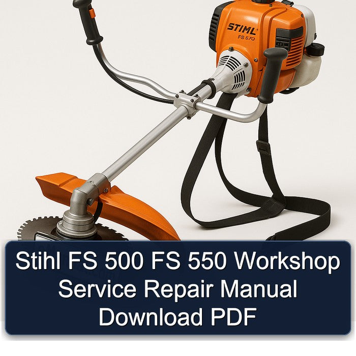 Stihl FS 500 550 Service Repair Workshop Manual PDF