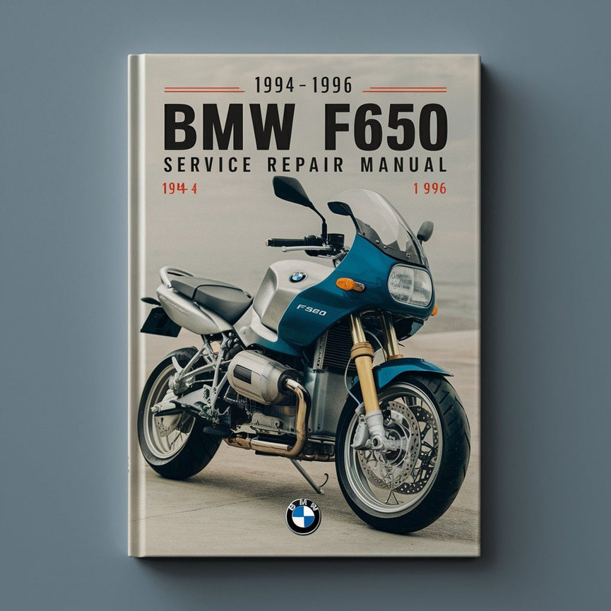 1994 1995 1996 BMW F650 Service-Reparaturhandbuch