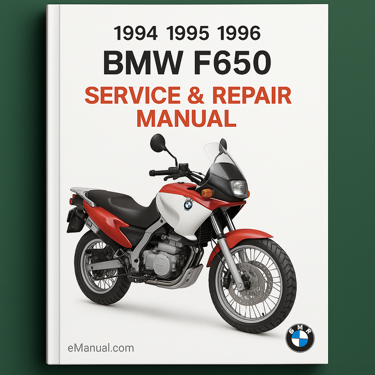 1994 1995 1996 BMW F650 Service Repair Manual