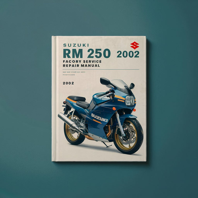 Suzuki RM 250 2002 Factory Service Repair Manual Pdf