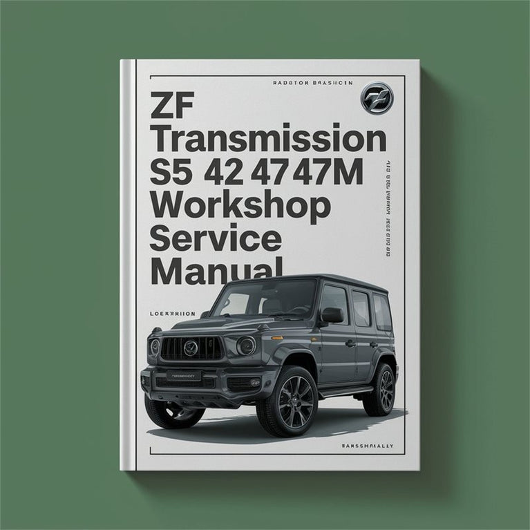 ZF Transmission S5 42 47 47M Workshop Service Manual PDF