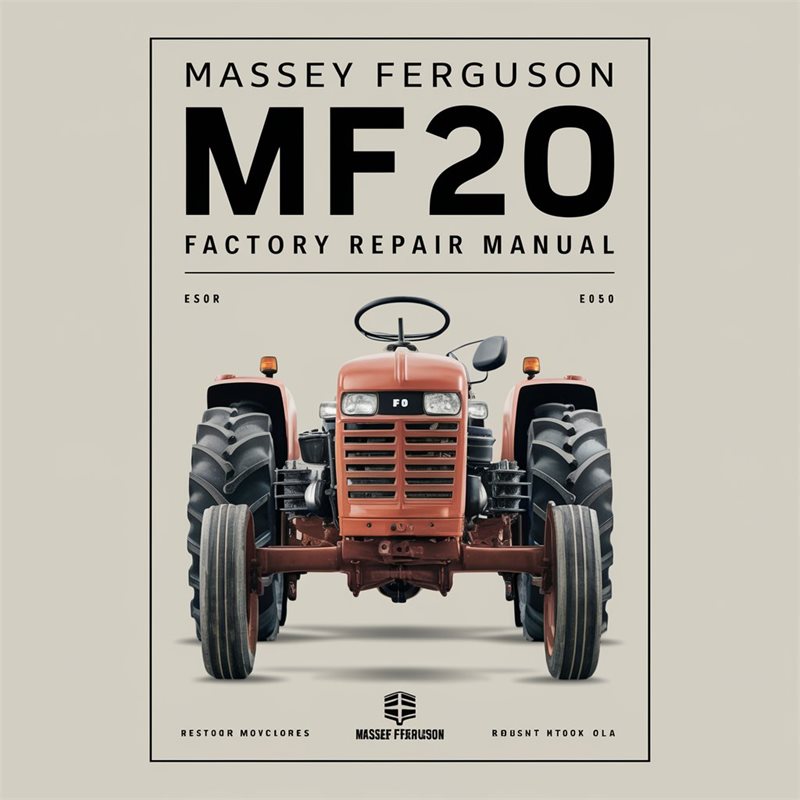 Massey Ferguson MF20 Service Repair Workshop Manual PDF