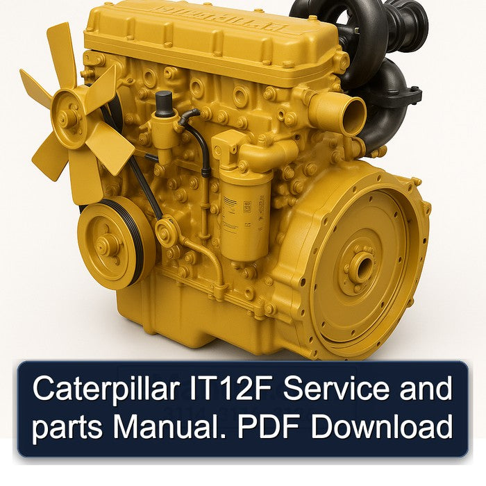 Caterpillar IT12F Parts Catalog PDF