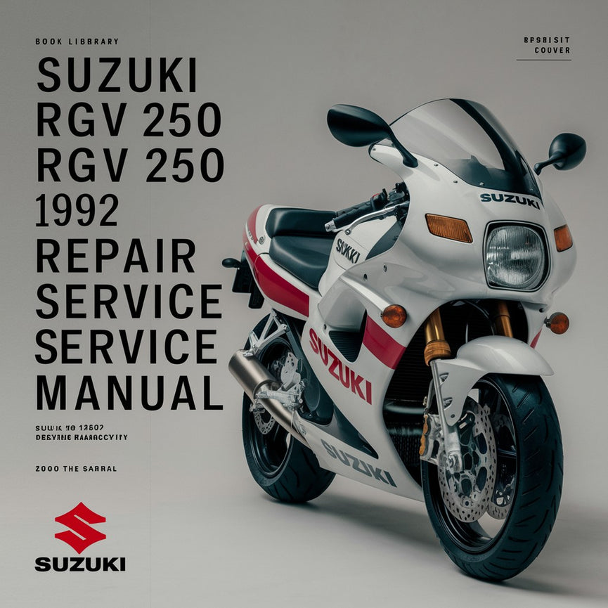 Suzuki RGV250 RGV 250 1992 Reparatur-Servicehandbuch