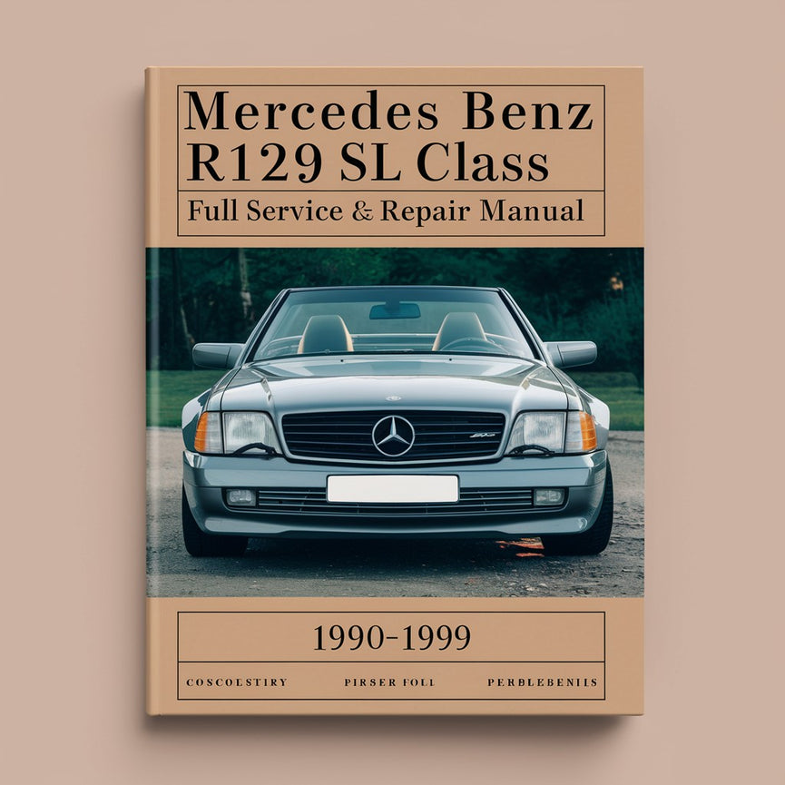 Manual de servicio y reparación completo del Mercedes Benz R129 SL Class 1990-1999