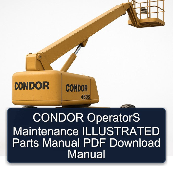 Condor Operators Illustrated Parts Catalog PDF