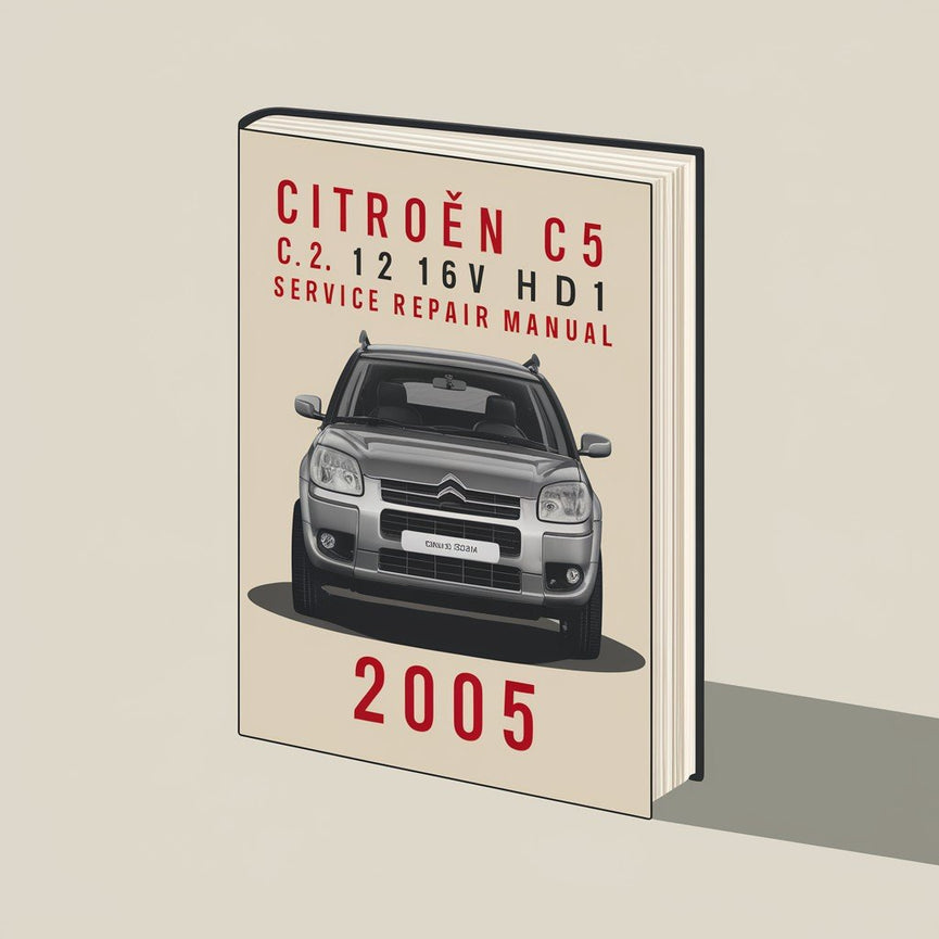 Manual de servicio y reparación del CITROEN C5 2.2 16V HDi 2005