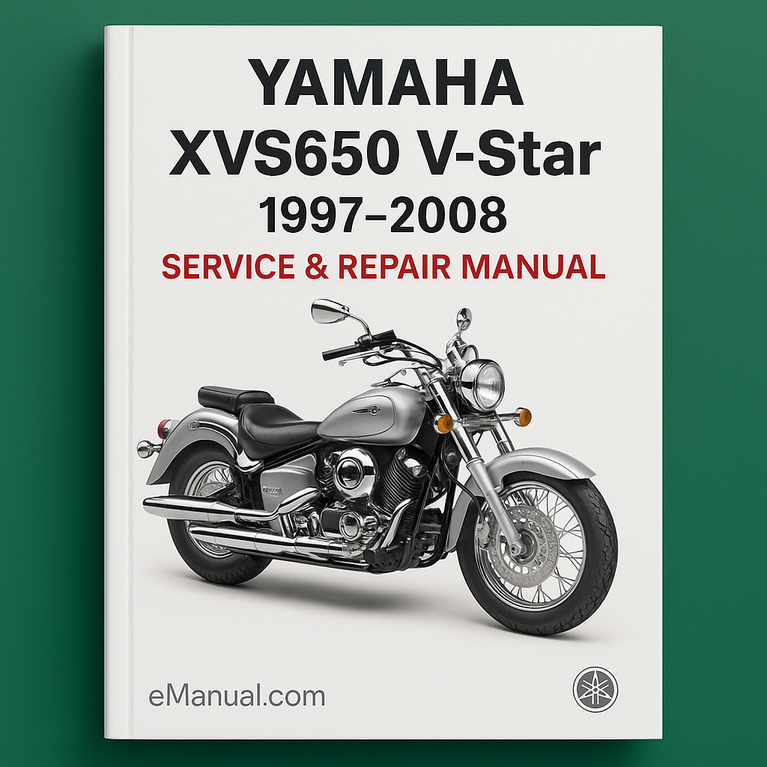 Yamaha XVS650 V-Star 1997-2008 Service-Reparaturhandbuch