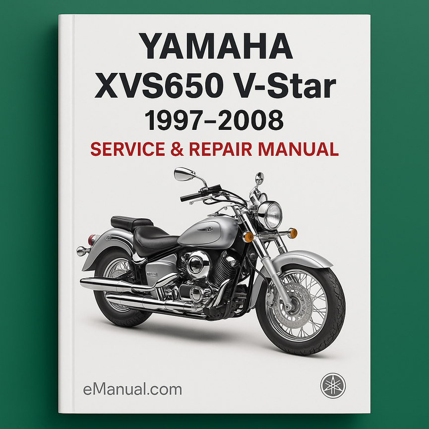 Yamaha XVS650 V-Star 1997-2008 Service-Reparaturhandbuch
