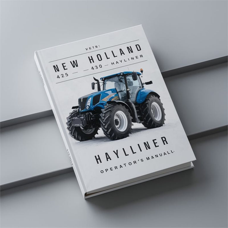 New Holland 425-430 Hayliner Operators Operator's Manual PDF