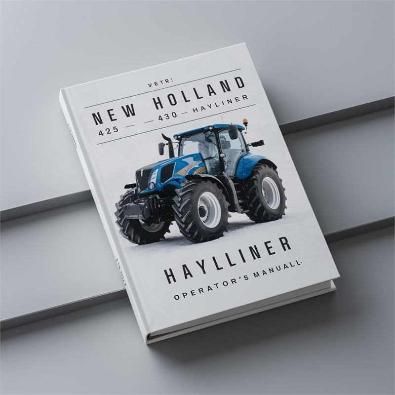 New Holland 425-430 Hayliner Operators Operator's Manual PDF