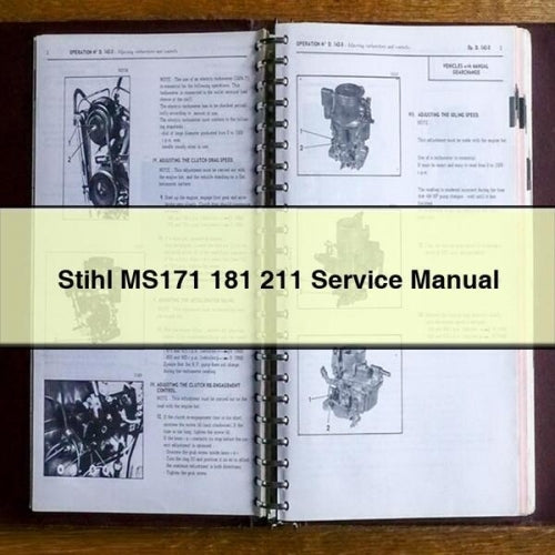 Stihl MS171 181 211 Service Repair Workshop Manual PDF