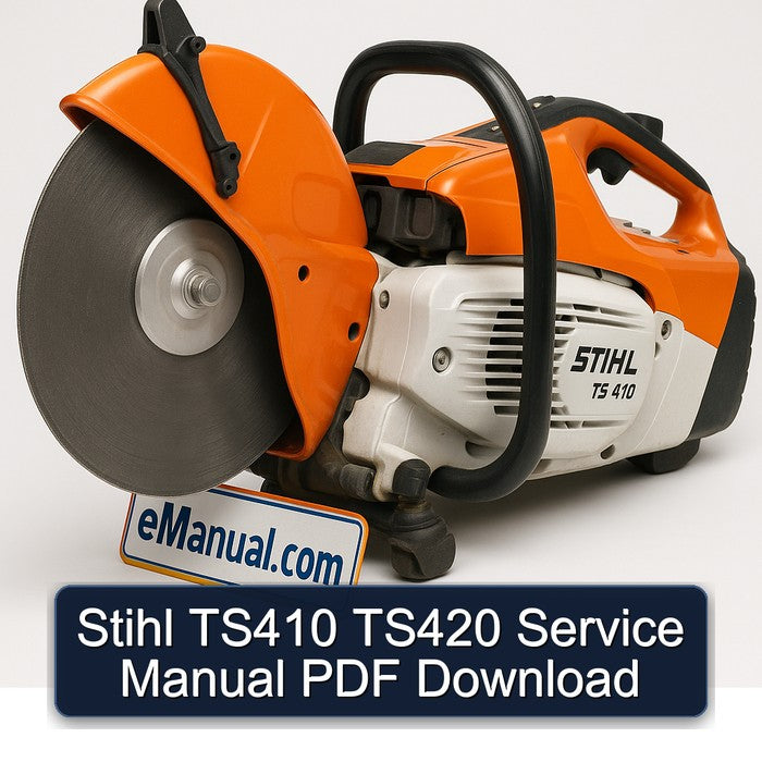 Stihl TS410 TS420 Service Repair Workshop Manual PDF