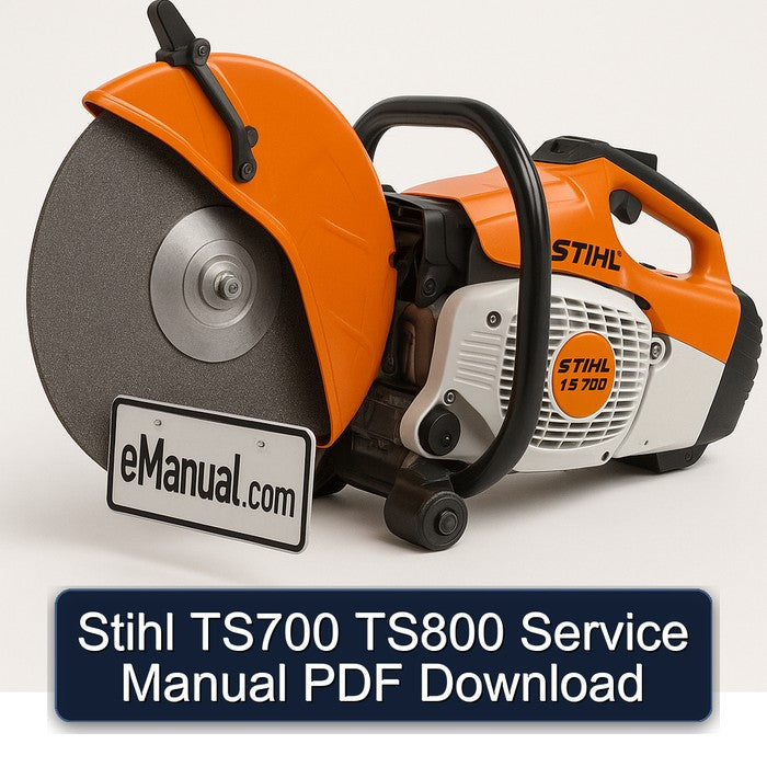 Stihl TS700 TS800 Service Repair Workshop Manual PDF