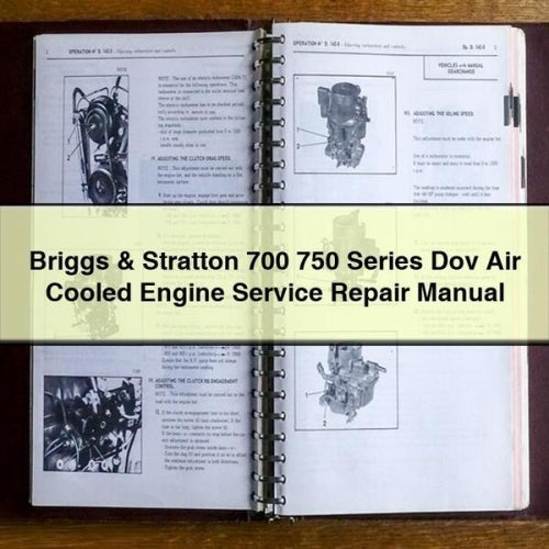 Briggs & Stratton 700 750 Series Dov Air Cooled Engine Service Repair Manual