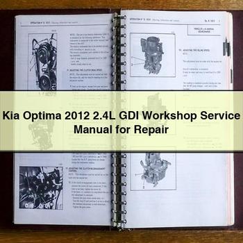 Manual de taller y servicio de reparación del Kia Optima 2012 2.4L GDI